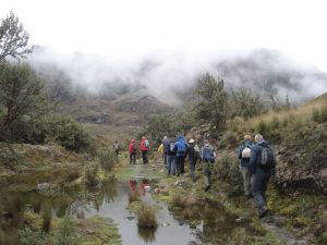 Nationaal park Cajas Cuenca Ecuador