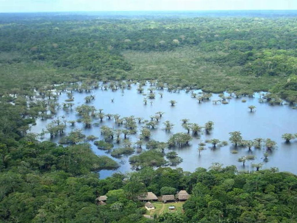 Locatie van Cuyabeno Lodge in Ecuador