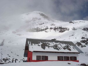 Carrel berghut Chimborazo Vulkaan