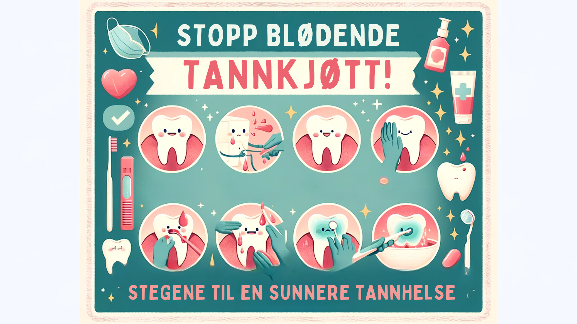 Betennelse i tannkjøtt – Stopp blødende tannkjøtt!