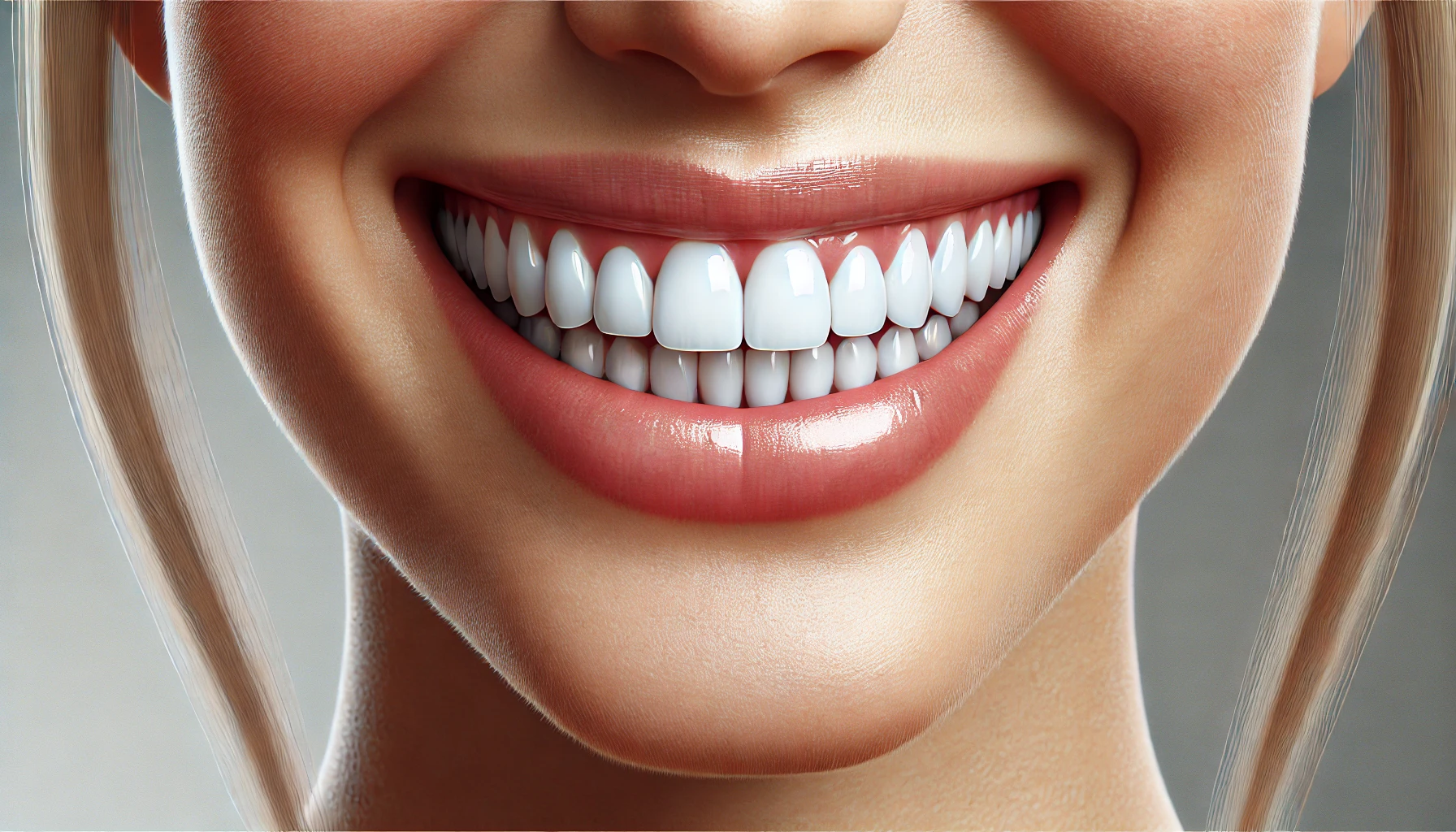Elevate your smile with customized veneers teeth designed just for you 14 Close-up of a person’s natural-looking veneers with perfectly aligned white teeth, showing a polished and realistic smile