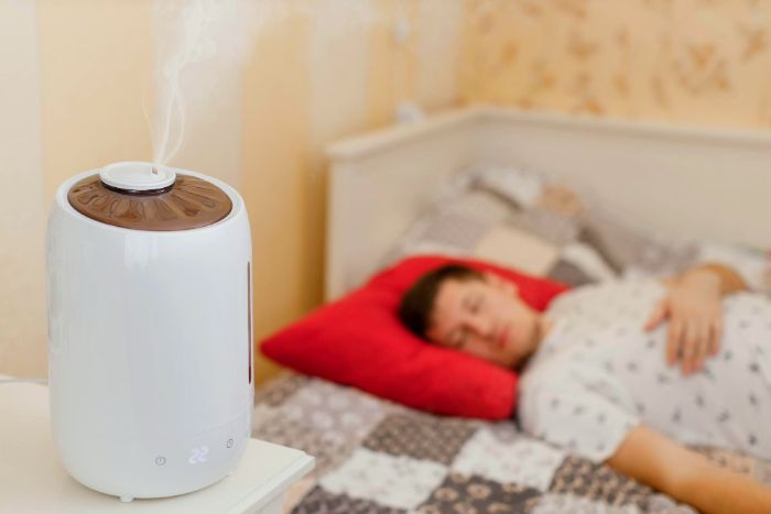 Nasenbluten im Schlaf - Luftfeuchtigkeit im Schlafzimmer