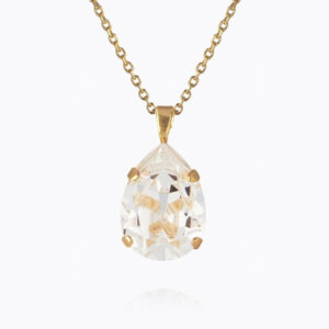 Caroline Svedbom - Mini Drop Necklace (Gold / Crystal)