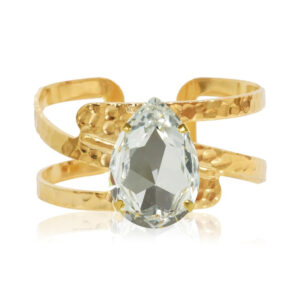 Caroline Svedbom - Perfect Drop Bangle (Gold / Crystal)