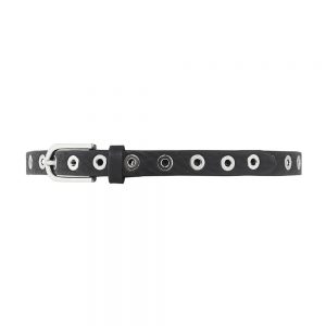 Depeche - Narrow Belt Studs 11478 (Black Silver)