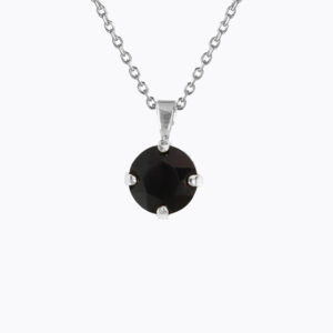 Caroline Svedbom - Classic Petite Necklace (Rhodium / Jet)