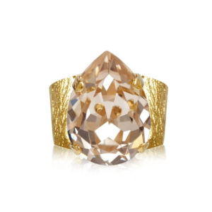 Caroline Svedbom - Classic Drop Ring (Silk / Gold)