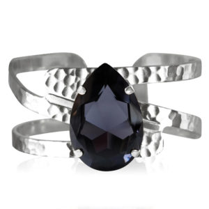 Caroline Svedbom - Perfect Drop Bangle (Graphite / Rhodium)
