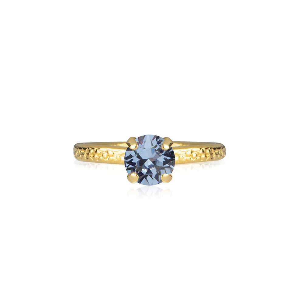 Caroline Svedbom - Natti Ring (Gold / Light Sapphire)