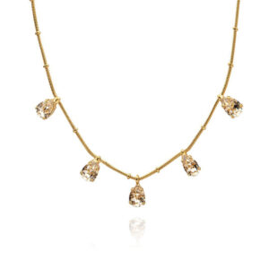 Caroline Svedbom - Estelle Necklace (Gold / Silk)
