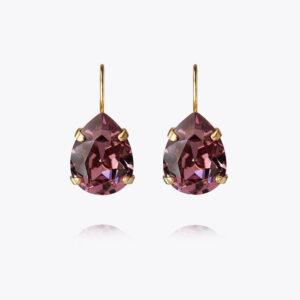 Caroline Svedbom - Mini Drop Clasp Earrings (Gold / Iris)