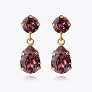 Caroline Svedbom - Mini Drop Earrings (Gold / Iris)
