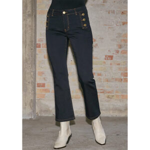 Isay - Lido Button Jeans (Denim Blue Unwashed)