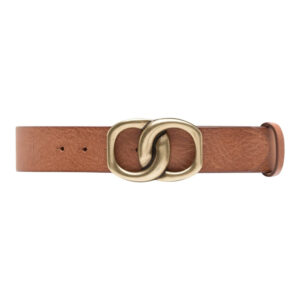 Depeche - Jeans Belt 14908 (Cognac / Gold)