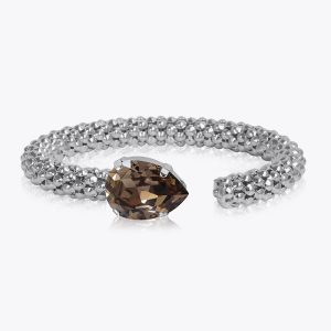 Caroline Svedbom - Classic Rope Bracelet (Rhodium / Greige)