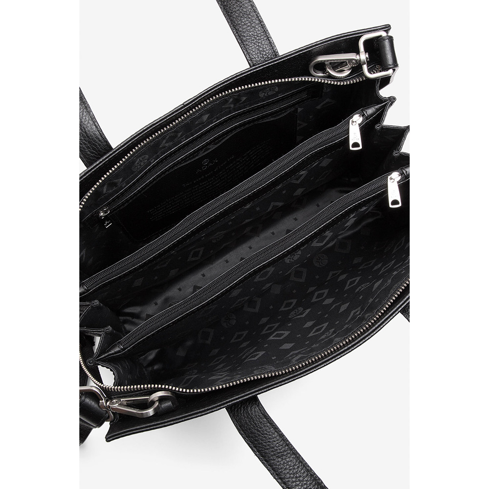 Adax - Cormorano Handbag Aline (Black) - Bild 4