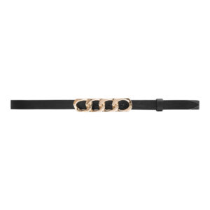 Depeche - Narrow Belt 15258 (Black / Gold)