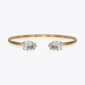 Caroline Svedbom - Petite Drop Bracelet (Gold / Crystal)