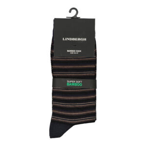 Lindbergh - Striped Bamboo Sock (Brown)