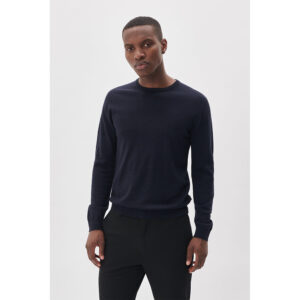 Matinique - Margrate Merino Pullover (Dark Navy)