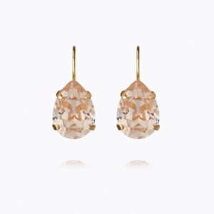 Caroline Svedbom - Mini Drop Clasp Earrings (Gold / Silk)