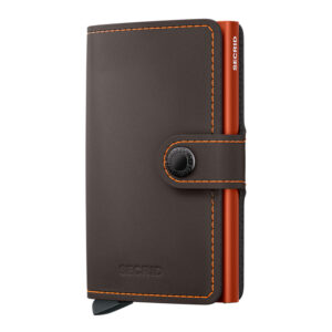 Secrid - Miniwallet (Matte Truffle & Orange)