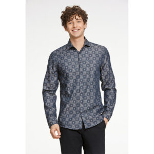 Lindbergh - Business Casual Skjorta (Navy)