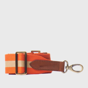 O My Bag - Orange Webbing Strap (Cognac)