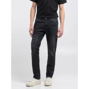 Replay Jeans - Grover Straight-Fit Jeans (Black Delavé)