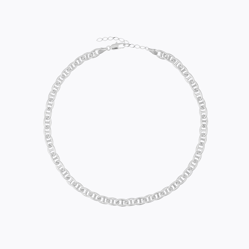 Caroline Svedbom - Betty Chain Necklace (Rhodium)