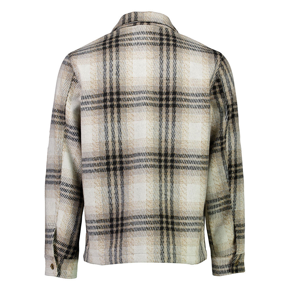 Lindbergh - Wool Touch Check Overshirt (Stone) - Bild 7