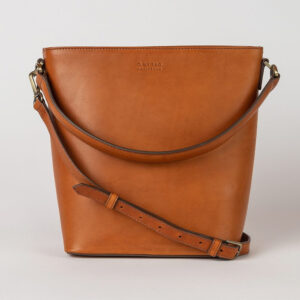 O My Bag - Bobbi Bucket Bag Maxi (Cognac Classic Leather)