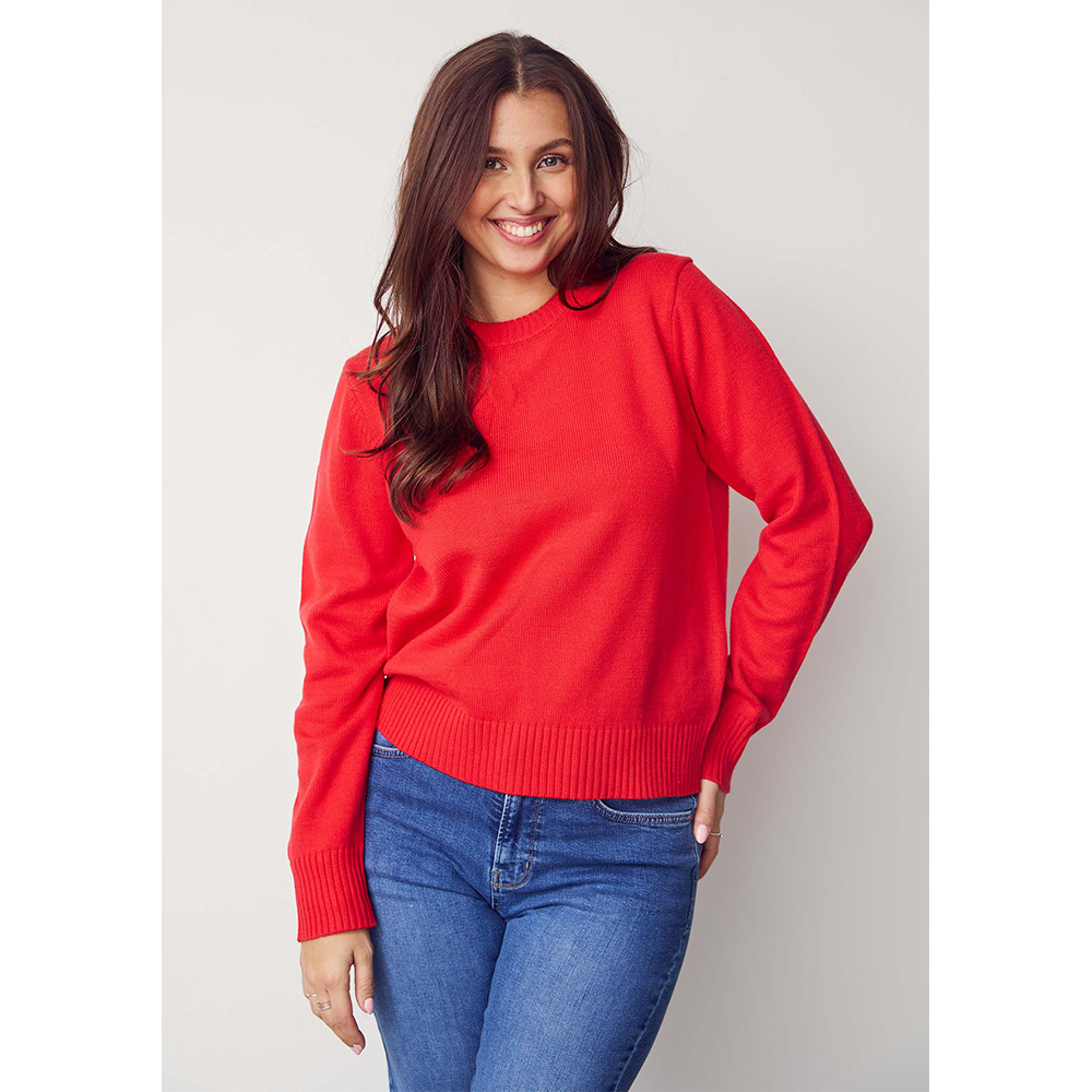 Isay - Gwen Basic Pullover (Fresh Red)