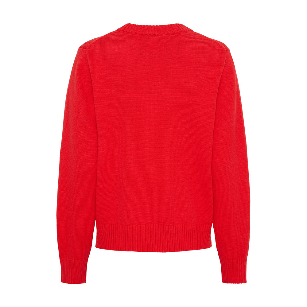 Isay - Gwen Basic Pullover (Fresh Red) - Bild 6