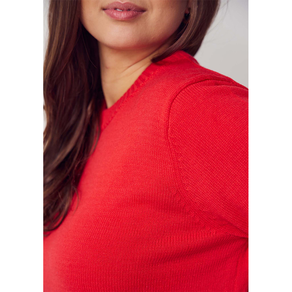 Isay - Gwen Basic Pullover (Fresh Red) - Bild 4