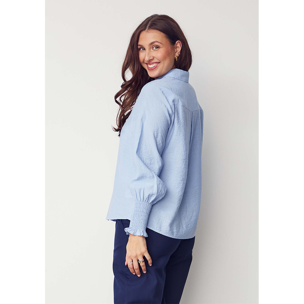 Isay - Lara Basic Shirt (Light Blue) - Bild 5