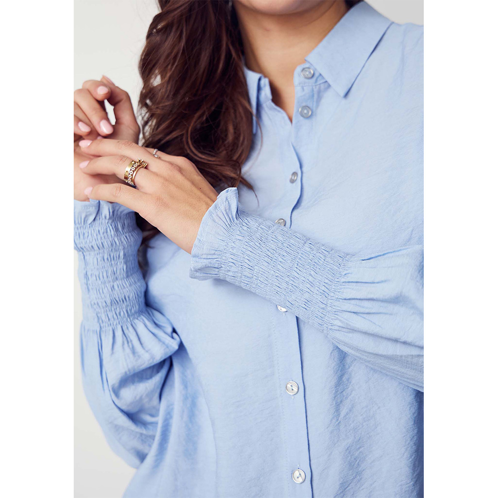 Isay - Lara Basic Shirt (Light Blue) - Bild 4