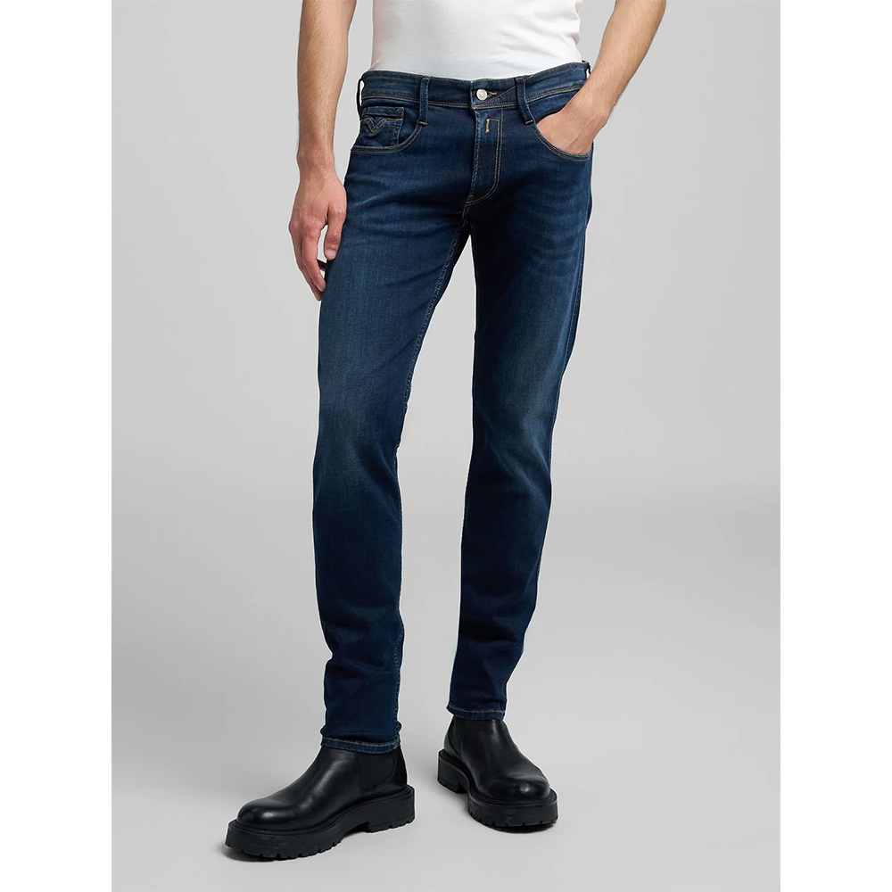 Replay - Anbass Slim-Fit Jeans M914Y (Dark Blue)