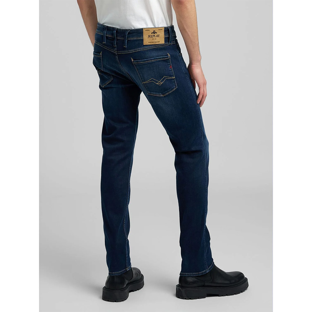 Replay - Anbass Slim-Fit Jeans M914Y (Dark Blue) - Bild 2