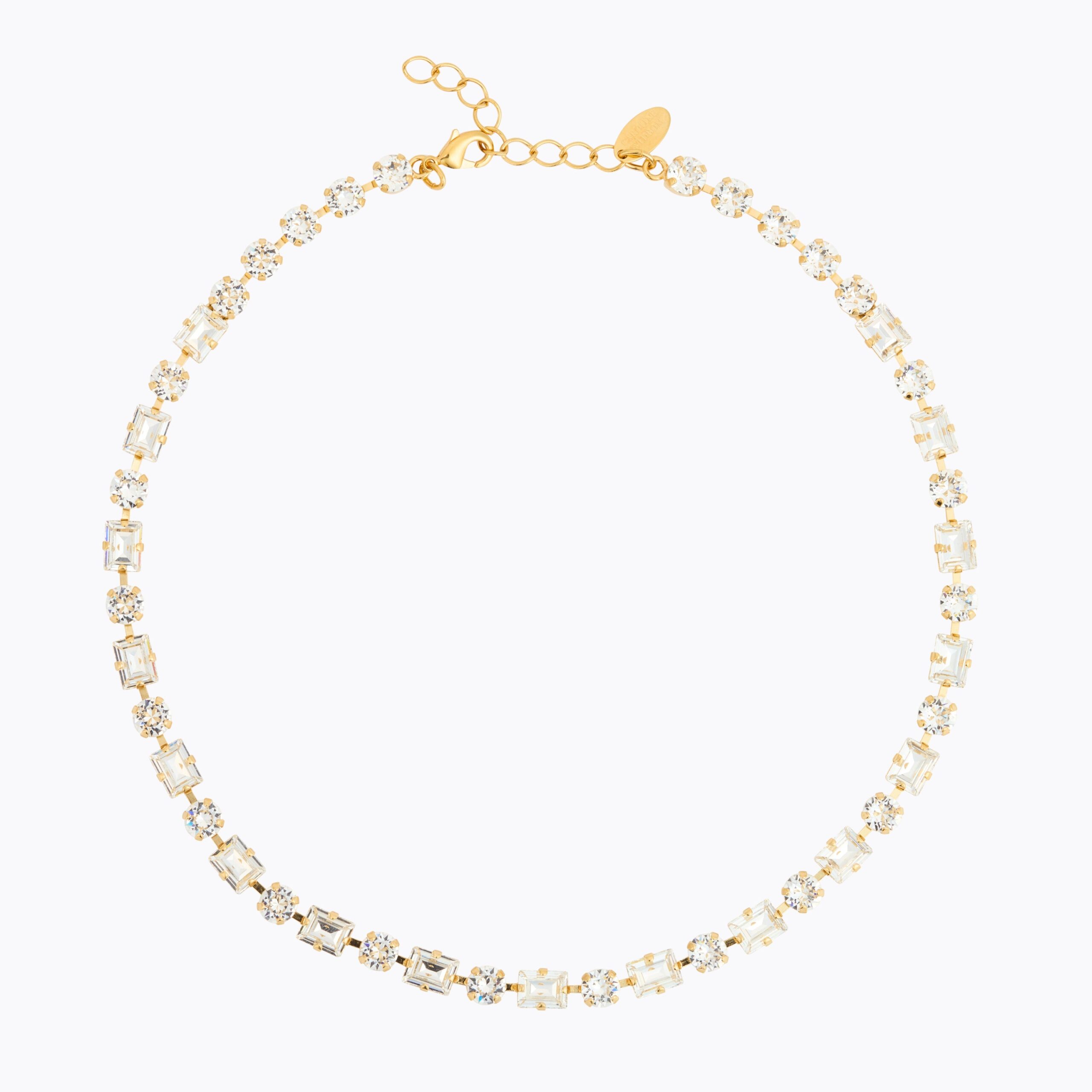 Caroline Svedbom - Diora Statement Necklace (Gold / Crystal)