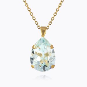 Caroline Svedbom - Mini Drop Necklace (Gold / Light Azore)
