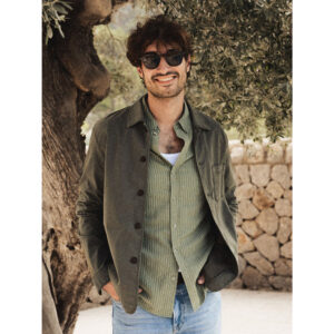 Mos Mosh Gallery - MMGConor Darwin Overshirt (Grape Leaf)