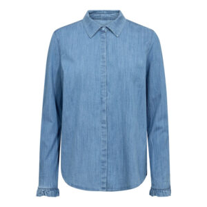 Mos Mosh - MMMattie Flip Denim Shirt (Mid Blue)