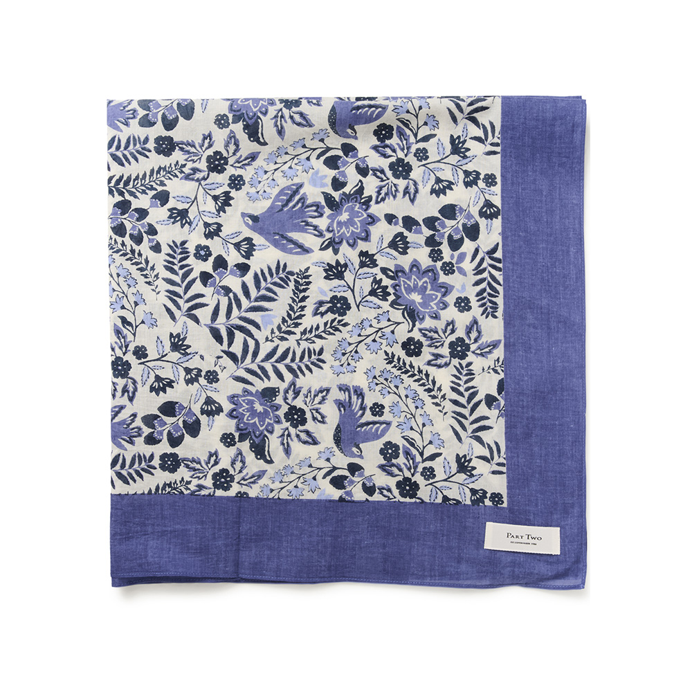 Part Two - PhiPW Scarf (Blue Bird Print) - Bild 2