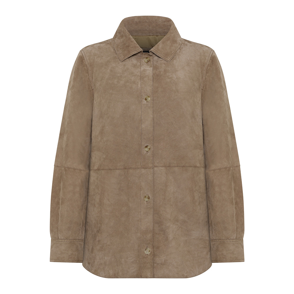 Rockandblue - Cassy Shirt Jacket (Mocha Cream)