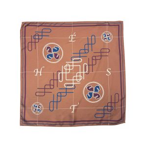 Hést - Annie Silk Scarf Small (Thrush)