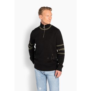 Hést - Sam Half Zip (Jet Black)