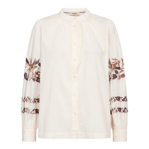 Mos Mosh Gallery - MMNotto Embroid Shirt (Ecru)