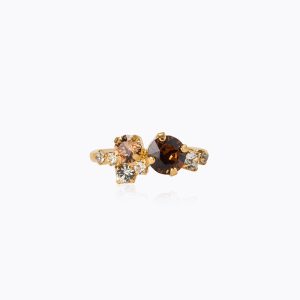 Caroline Svedbom - Stardust Ring (Gold / ReC Topaz Combo)