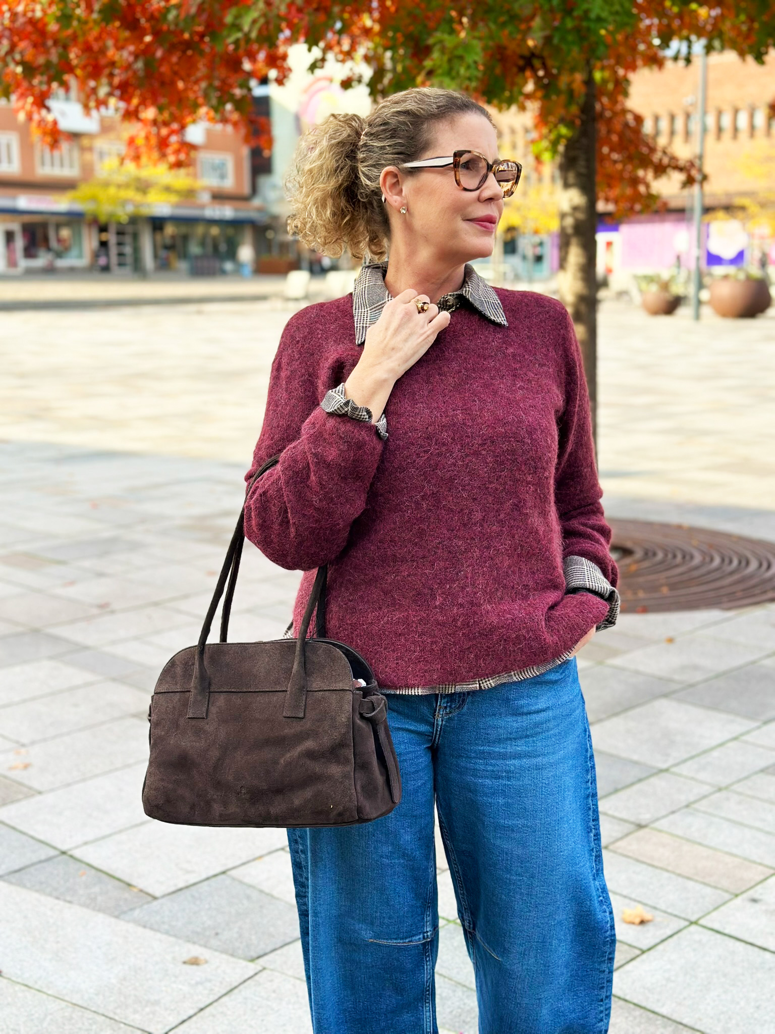 Adax - Rozzano Handbag Stella (Dark Brown) - Bild 2